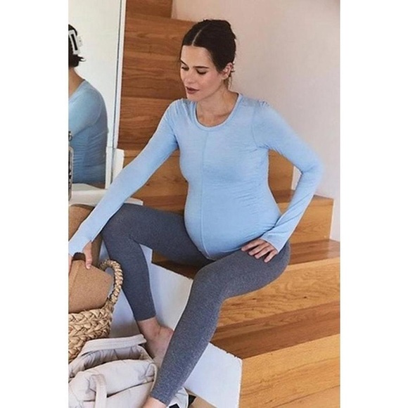 NWT FP Movement x HATCH Blue Right On Run Long Sleeve Casual Layer Top, Small - Picture 1 of 13